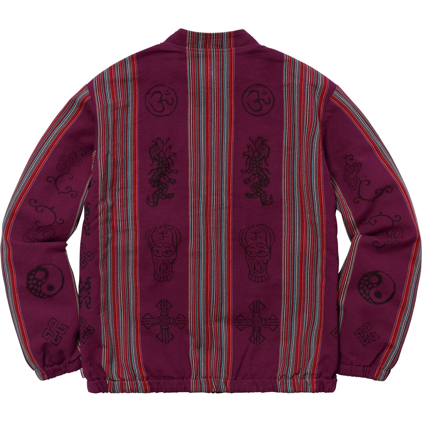 Woven Striped Batik Jacket view 9